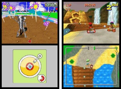 Diddy Kong Racing DS y Chibi-Robo: Park Patrol