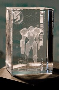 Escultura de Samus Aran