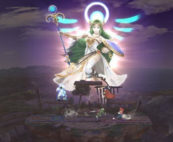 La Diosa Palutena, en todo su esplendor