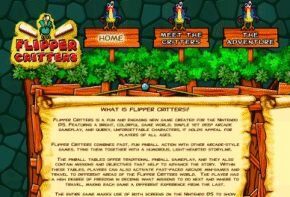Sitio web Flipper Critters