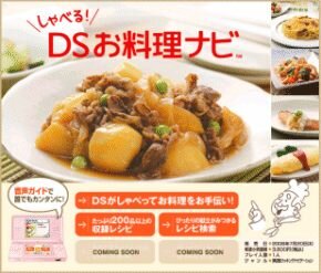 Sitio web de You Talk! DS Cooking Nabi