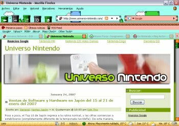 Tema Super Mario Bros. 3 para Mozilla Firefox