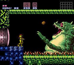 Peleando contra Kraid